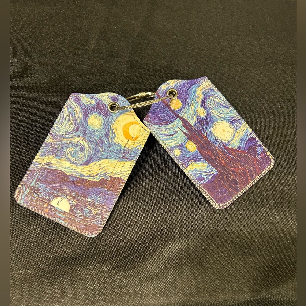 Starry Night Luggage Tags